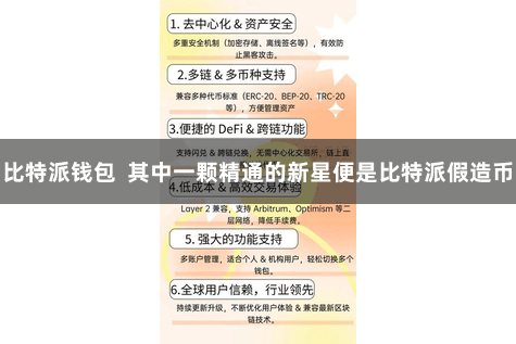 比特派钱包 其中一颗精通的新星便是比特派假造币